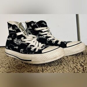 FISHING PRINT HIGH TOP CONVERSE ALL STAR